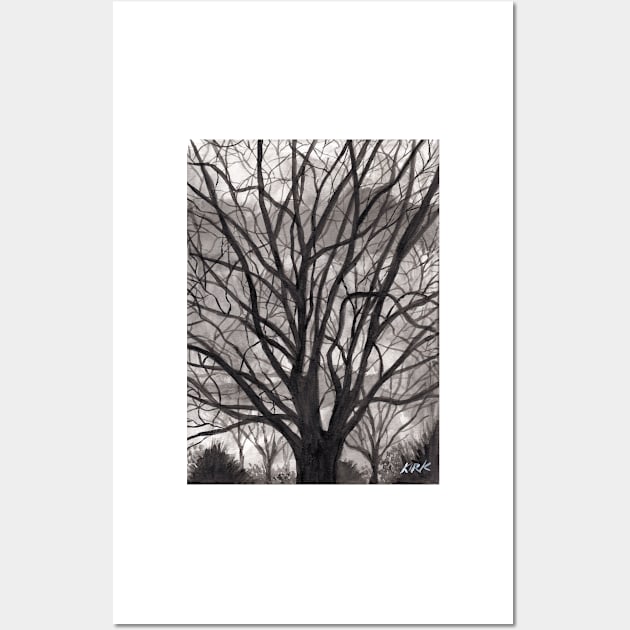 Evening Trees Wall Art by jerrykirk